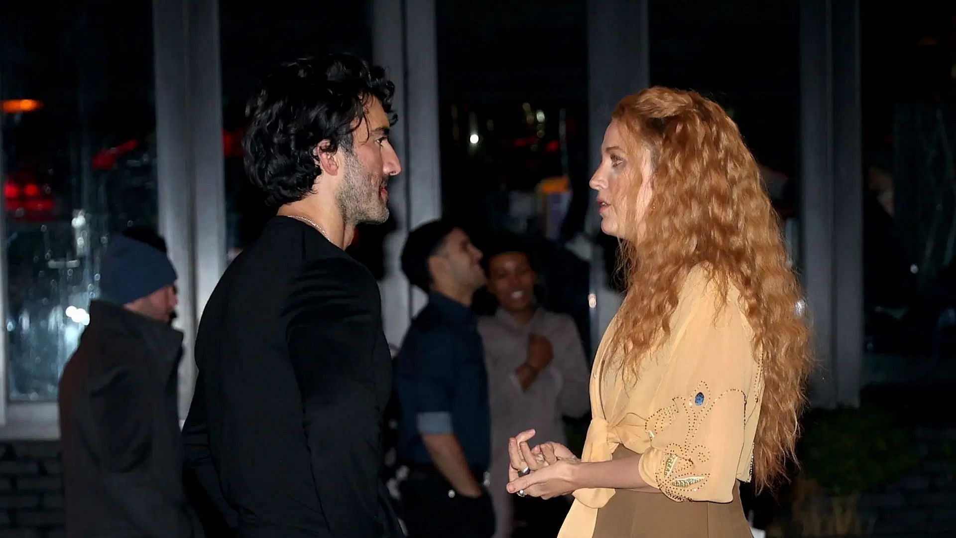 Blake Lively and Justin Baldoni in Jersey City - January 12, 2024 (Image via Getty)